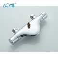 Brief bathroom brass shower mixer thermostatic bath faucets wall mounted high end temperature control